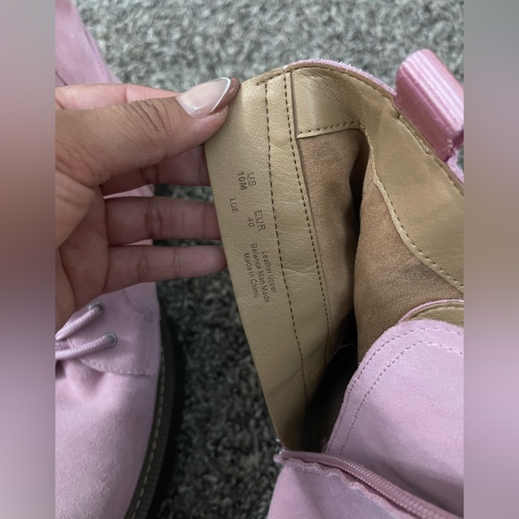 Sam Edelman Lue Lace-Up Combat Booties - Picture 7 of 9